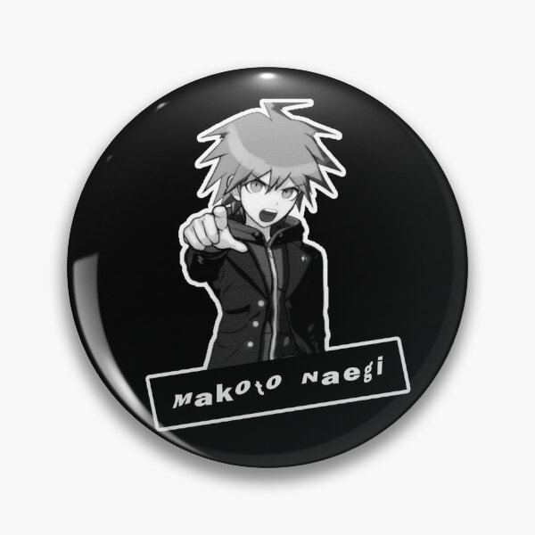 Item preview, Makoto Naegi Greyscale Sprite designed and sold by VoidStarzip66.