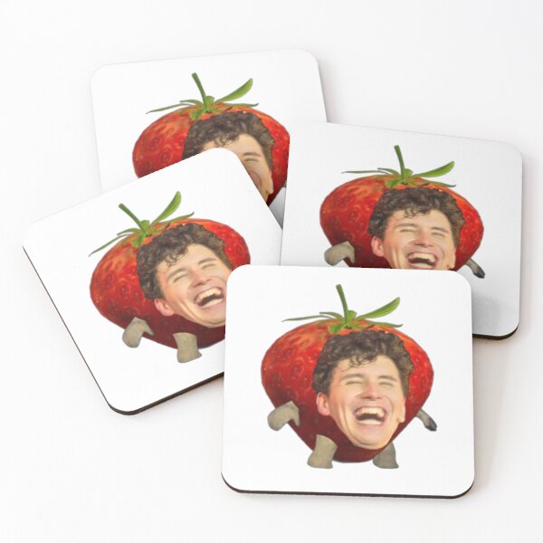 Item preview, Strawberry Dan happy designed and sold by AmazingJupiter.