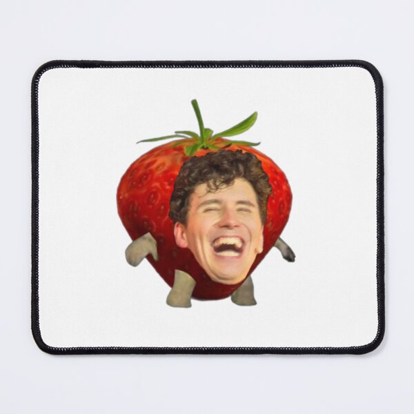 Item preview, Strawberry Dan happy designed and sold by AmazingJupiter.