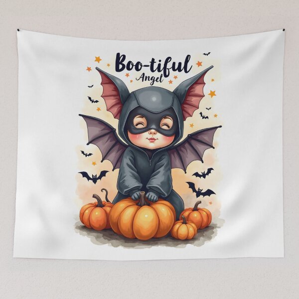 Item preview, Halloween little angel, disguised as a bat designed and sold by VelvetClawStudio.