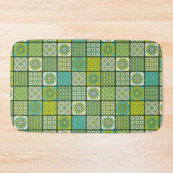 Item preview, Retro Floral Tiles designed and sold by robyriker.