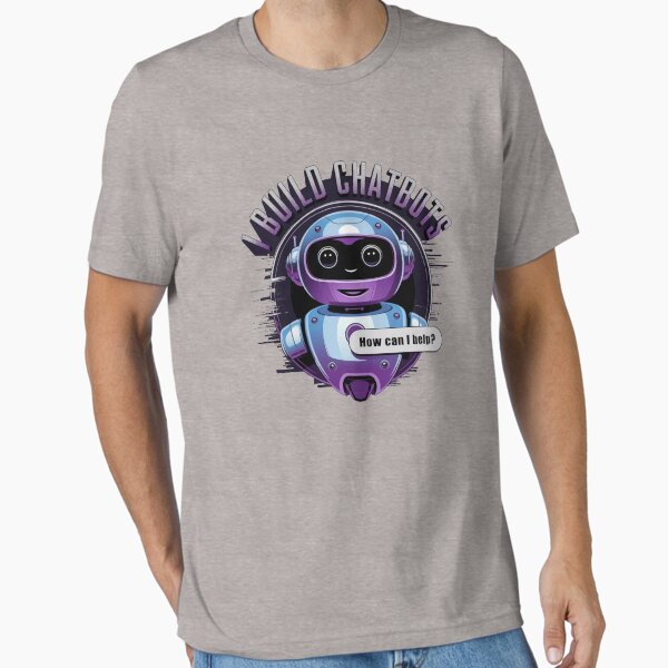 Item preview, I Build Chatbots Tshirts Stickers Mugs Cute Ai Robot Cartoon designed and sold by 100xGifts.