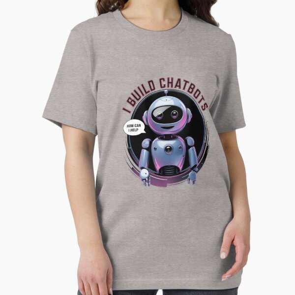 Item preview, I Build Chatbots Tshirts Stickers Mugs Cute Ai Robot Cartoon designed and sold by 100xGifts.