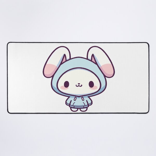 Item preview, Cute rabbit in kawaii chibi style wearing a sweater, hoodie or sweatshirt designed and sold by AdrianMDesigns.