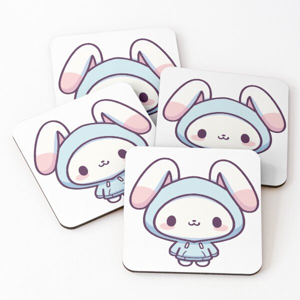 Item preview, Cute rabbit in kawaii chibi style wearing a sweater, hoodie or sweatshirt designed and sold by AdrianMDesigns.