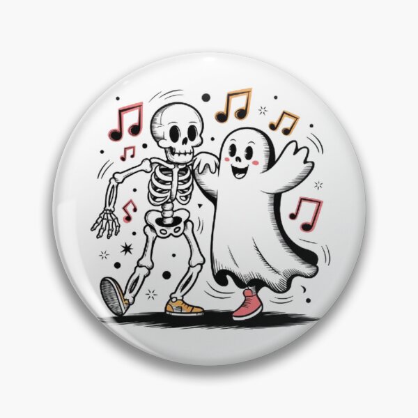 Item preview, Dancing Duo, Skeleton & Ghost Boogie , funny idea ,  designed and sold by masteryStore.