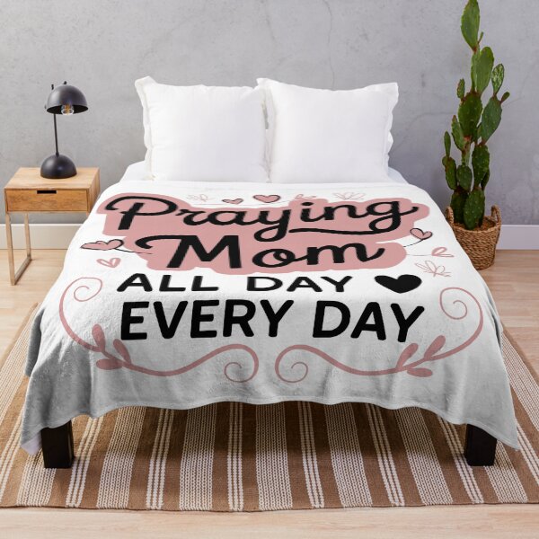 Item preview, Praying Mom Christian Women’s Design - Faith and Love Quote by Haha Handles Hub designed and sold by HahaHandlesHub.