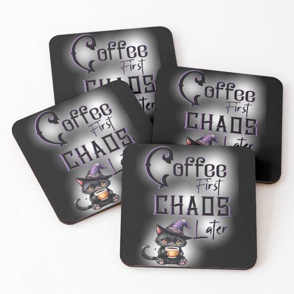 Item preview, Coffee first chaos later designed and sold by SheRa-Glitch.