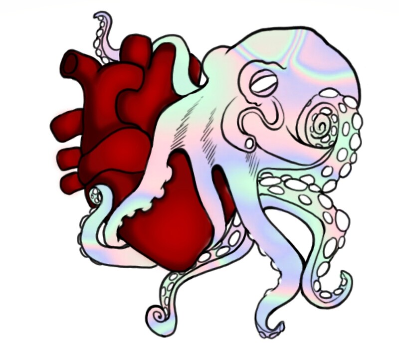 reversible octopus heart