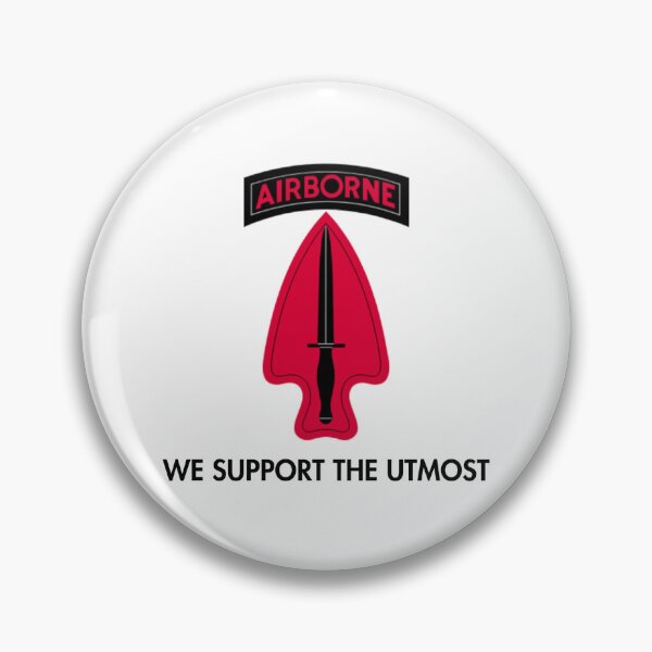 Item preview, Airborne patch we support the utmost special forces designed and sold by RossDillon.