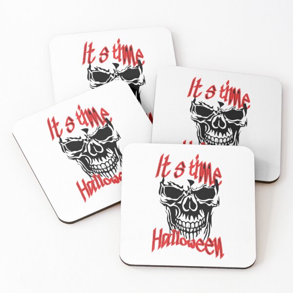 Item preview, "It’s Time… Halloween" - Skull Halloween designed and sold by TeeAauthenticF.