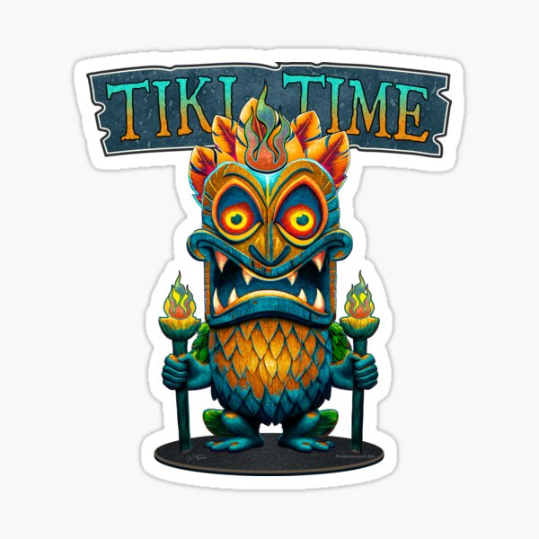 Item preview, Tiki, Tiki Time, Wicked Tiki, Wild Tiki designed and sold by MondoNostromo.