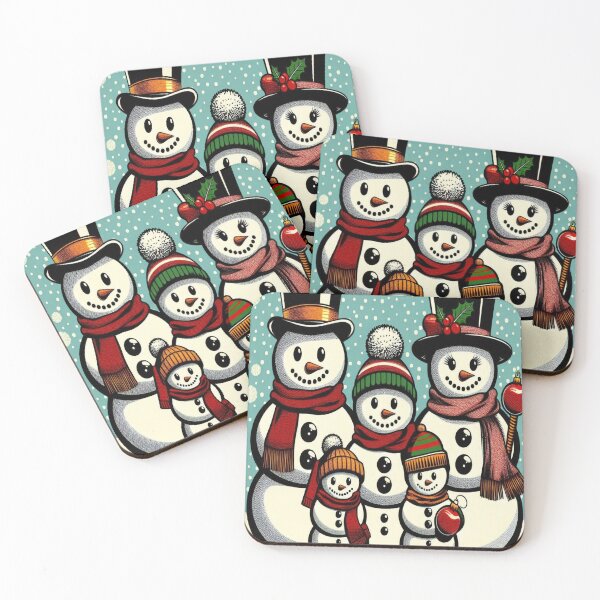 Item preview, Christmas Snowman family ,rbcozyholidays,CozyHolidays designed and sold by Expressions-Sel.