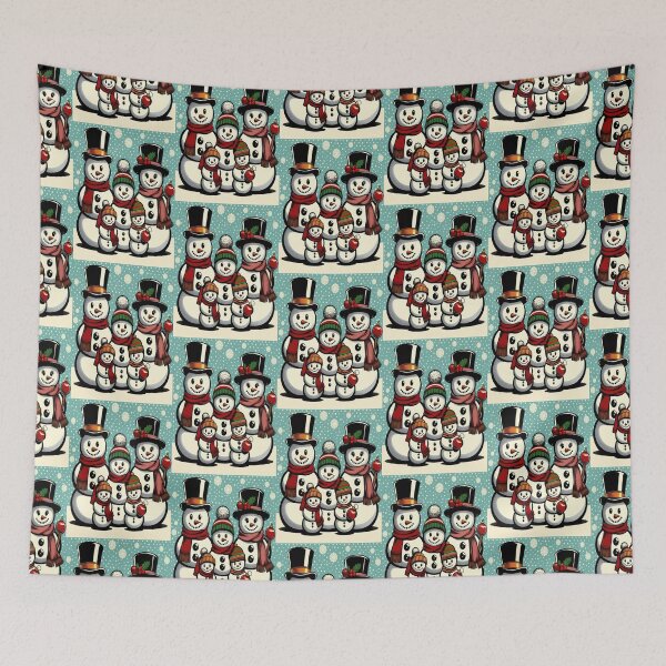 Item preview, Christmas Snowman family ,rbcozyholidays,CozyHolidays designed and sold by Expressions-Sel.