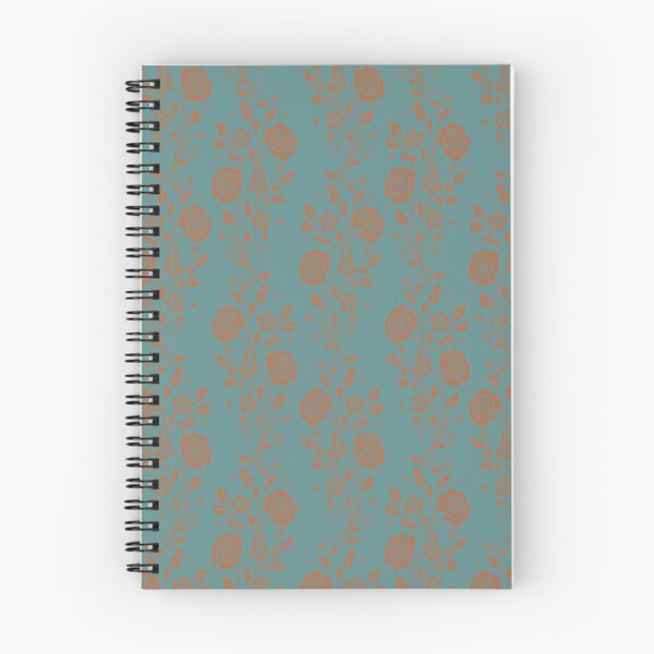 Item preview, ROSES - BRAN BROWN ON TEAL BLUE designed and sold by CONTRAPINK.