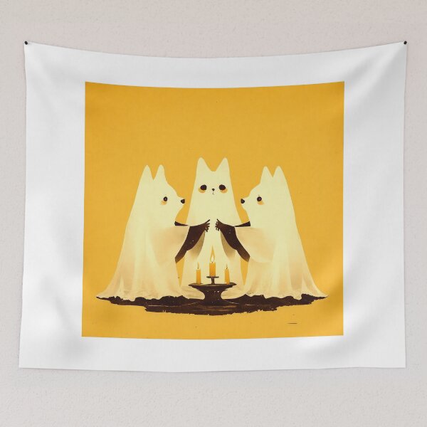 Item preview, Cute Puppy Ghost Seance with Adorable Spirits designed and sold by yinyuecreation.