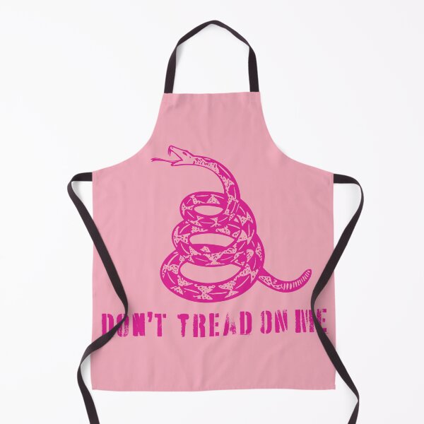 Item preview, Dont Tread On Me Distressed 80s Retro Gadsden Snake Flag Pink Default Background designed and sold by pelagio.