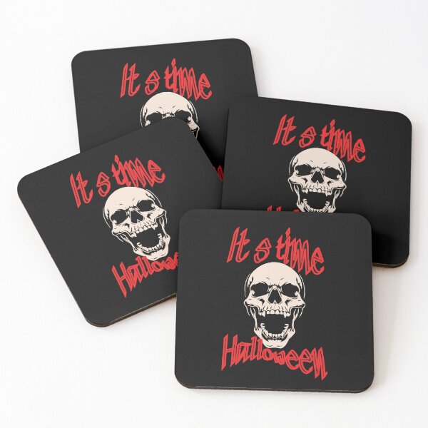 Item preview,  "It’s Time… Halloween" - Skull Halloween designed and sold by TeeAauthenticF.