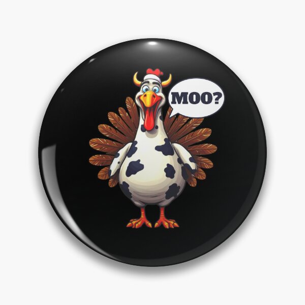 Item preview, Funny Thanksgiving Turkey Moo  designed and sold by PetNamedPeeve.