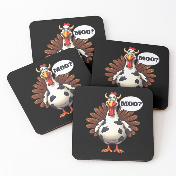 Item preview, Funny Thanksgiving Turkey Moo  designed and sold by PetNamedPeeve.