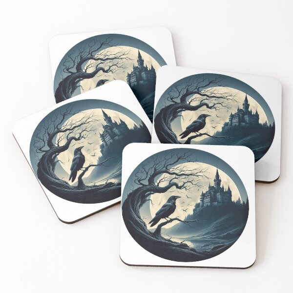 Item preview, Raven and Castle 2 designed and sold by Kallak-AI-Art.