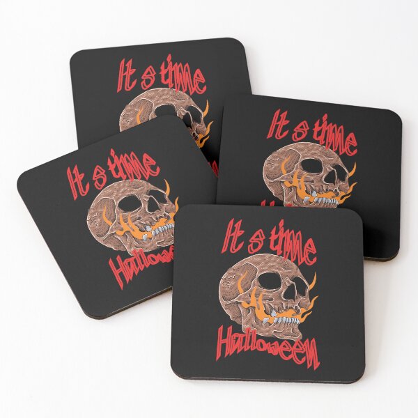 Item preview,   "It’s Time… Halloween" - Skull Halloween designed and sold by TeeAauthenticF.