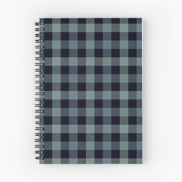 Item preview, Navy Blue and Gray Plaid Pattern designed and sold by ModdiesColors.