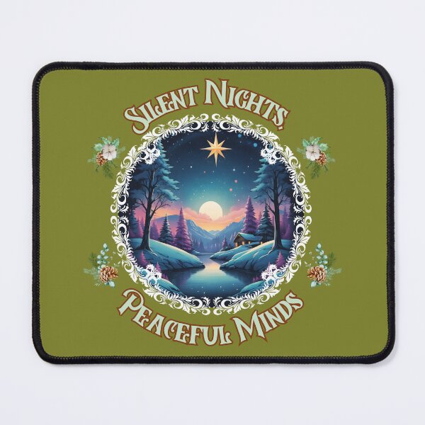 Item preview, SILENT NIGHTS, PEACEFUL MINDS designed and sold by Canvations.