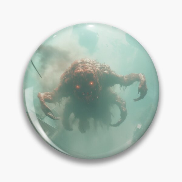 Item preview, Giant Beast Looming Over Foggy Town designed and sold by Canary-Vice.