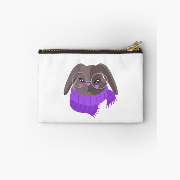 Item preview, Little sad rabbit in a winter scarf designed and sold by jazzydevil.