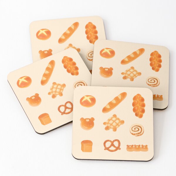 Item preview, Cute Kawaii Bread Pan Variety Bakery designed and sold by Amy Caves.