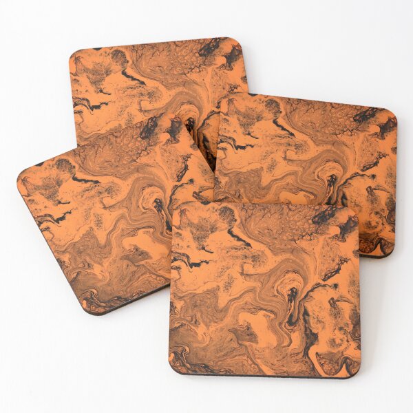 Item preview, Orange & Black Abstract designed and sold by RedHandedOD.