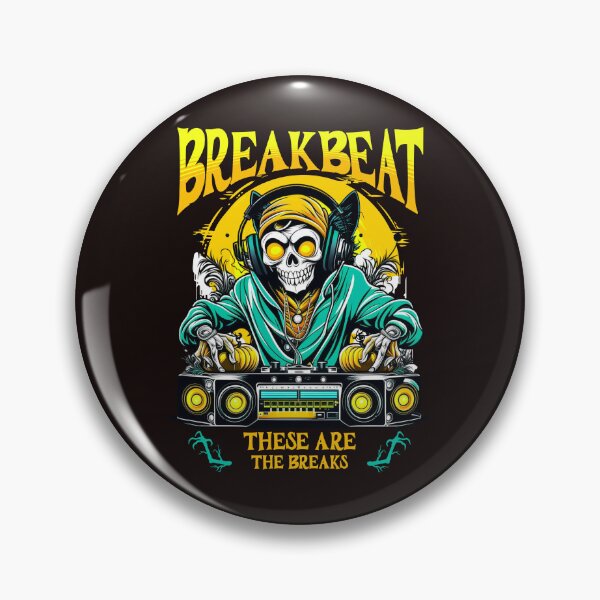Item preview, BREAKBEAT  - Skeleton Decks (yellow)  designed and sold by Discothreadz.
