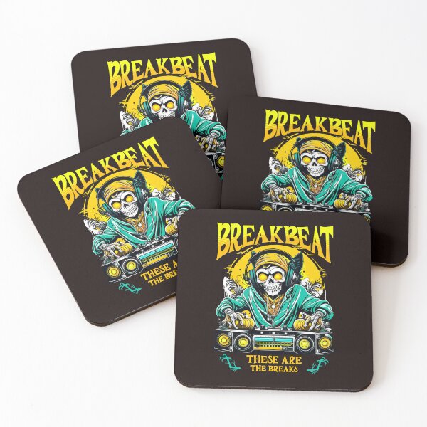 Item preview, BREAKBEAT  - Skeleton Decks (yellow)  designed and sold by Discothreadz.