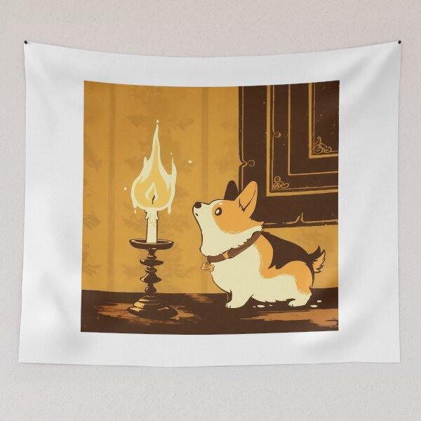 Item preview, Cute Corgi Ghost Seance with Adorable Spirits designed and sold by yinyuecreation.