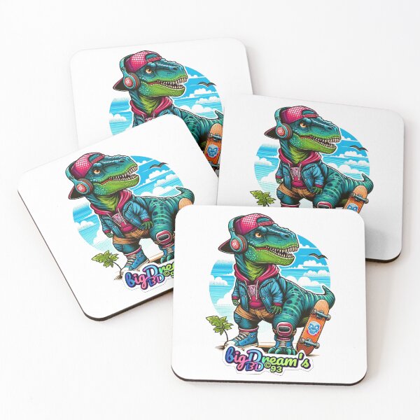 Item preview, bigDream's Kids Skater T-Rex designed and sold by bigDreams-BD93.