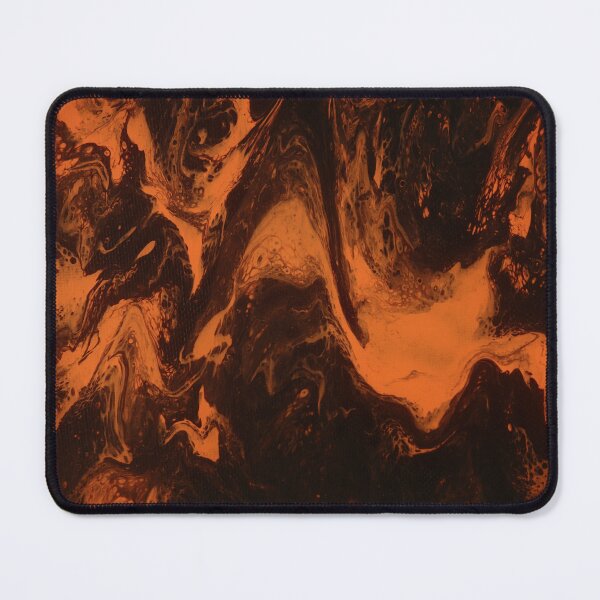 Item preview, Black & Orange Abstract designed and sold by RedHandedOD.