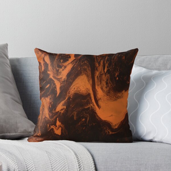 Item preview, Black & Orange Abstract designed and sold by RedHandedOD.
