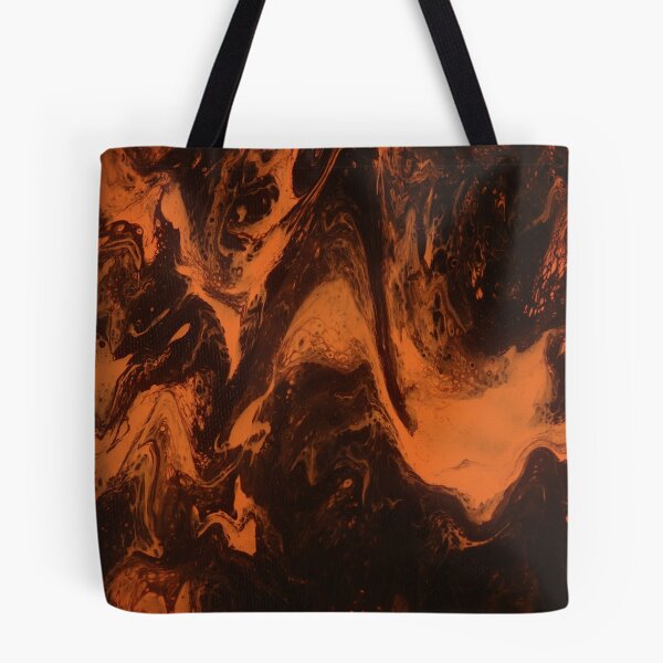 Item preview, Black & Orange Abstract designed and sold by RedHandedOD.