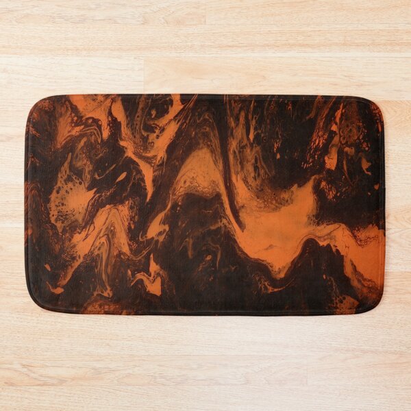 Item preview, Black & Orange Abstract designed and sold by RedHandedOD.