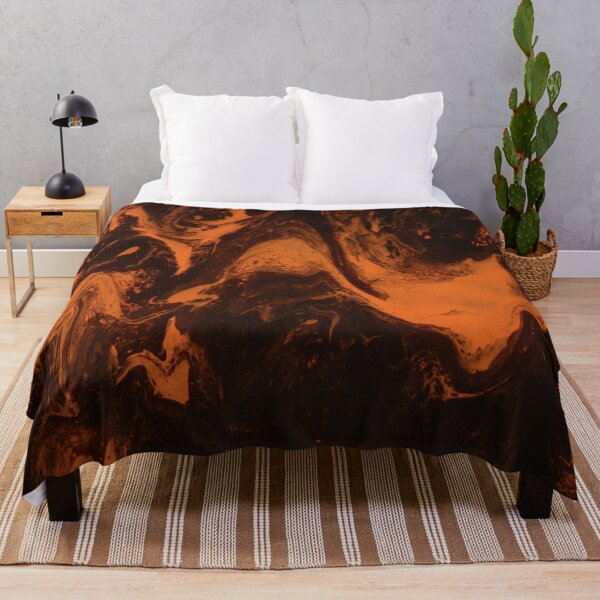 Item preview, Black & Orange Abstract designed and sold by RedHandedOD.