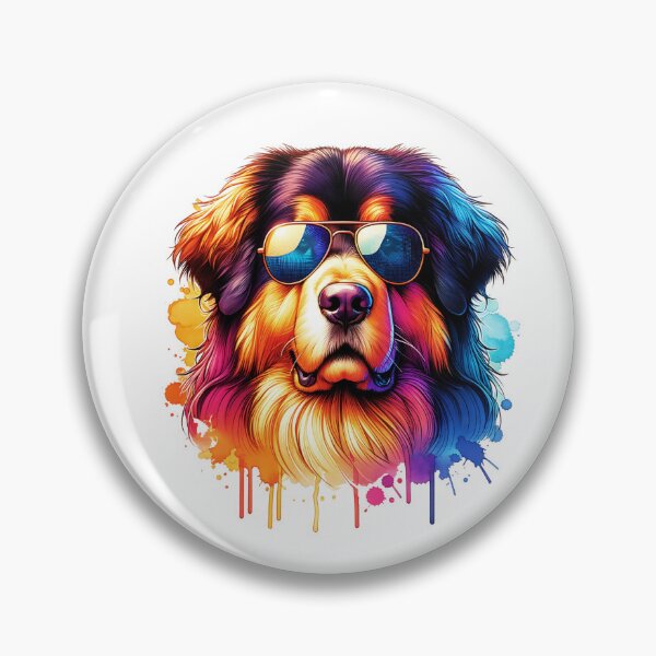 Item preview, Watercolor Hovawart Dog Wearing Sunglasses designed and sold by TheAnimalZ00.