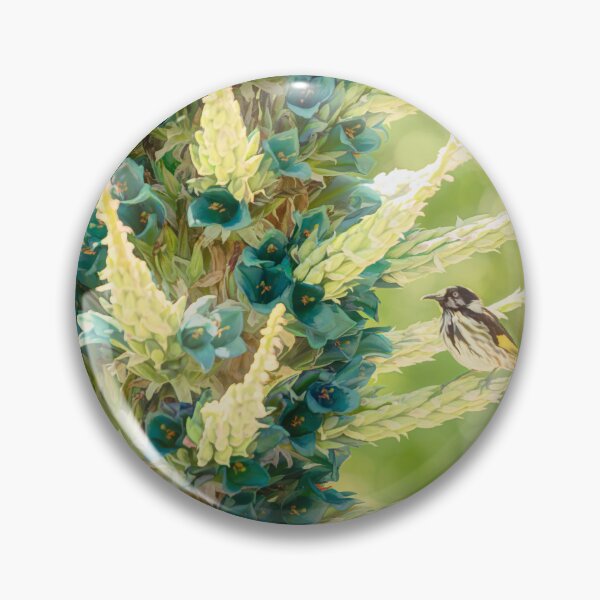 Item preview, Bird on Blue Flowers designed and sold by yolanda.