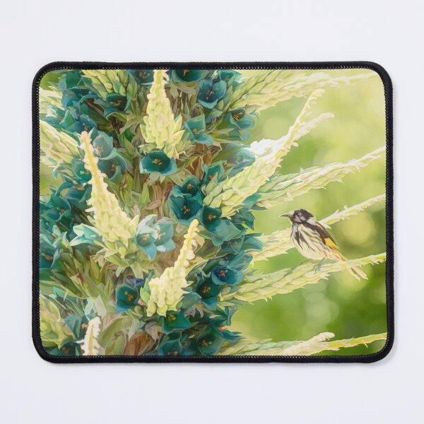 Item preview, Bird on Blue Flowers designed and sold by yolanda.