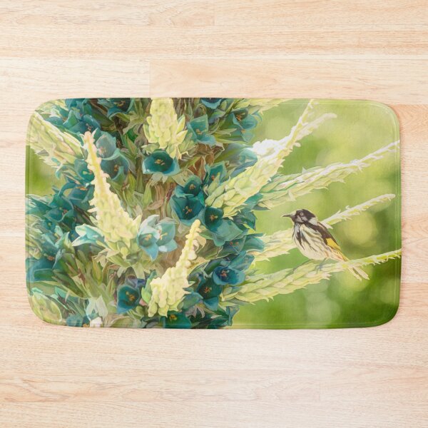 Item preview, Bird on Blue Flowers designed and sold by yolanda.