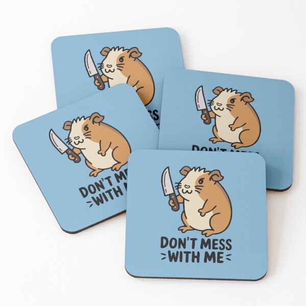 Item preview, Don't Mess With Me Cute Guinea Pig designed and sold by NosandEdgy.
