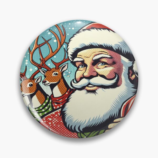Item preview,  Santa Claus with the reindeer ,Rbcozyholidays,CozyHolidays designed and sold by Expressions-Sel.