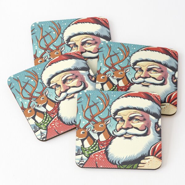 Item preview,  Santa Claus with the reindeer ,Rbcozyholidays,CozyHolidays designed and sold by Expressions-Sel.