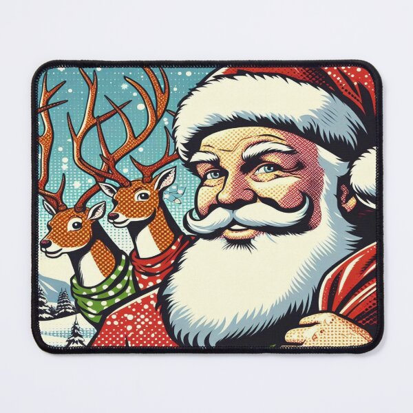 Item preview, Santa Claus with the reindeer ,Rbcozyholidays,CozyHolidays designed and sold by Expressions-Sel.