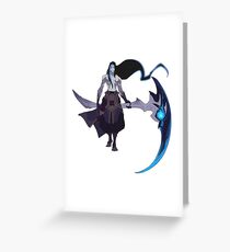 Shadow Assasin Kayn Greeting Card